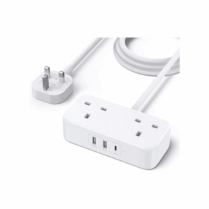 ugreen 50686 30w power strip diginest extension lead with usb c slots with 2 ac outlets