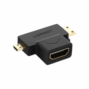 Ugreen - 20144 HDMI Female to Micro HDMI + Mini HDMI Male 4K Adapter