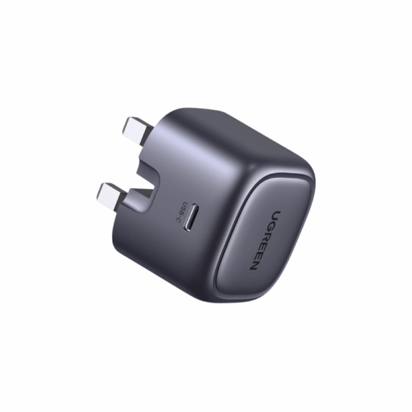 Ugreen - 25114 Nexode 30W USB-C PD GaN Fast Charger UK (Space Gray)