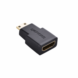 ugreen 20101 mini hdmi male to hdmi female adapter (black)