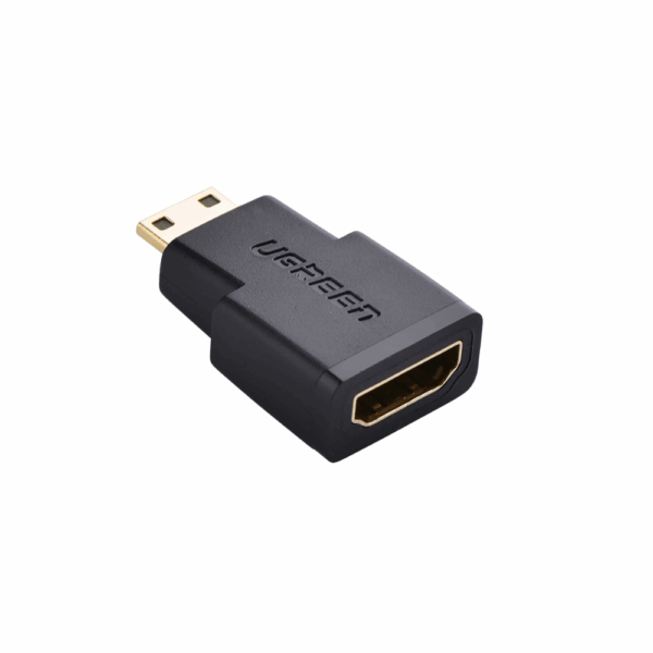 ugreen 20101 mini hdmi male to hdmi female adapter (black)