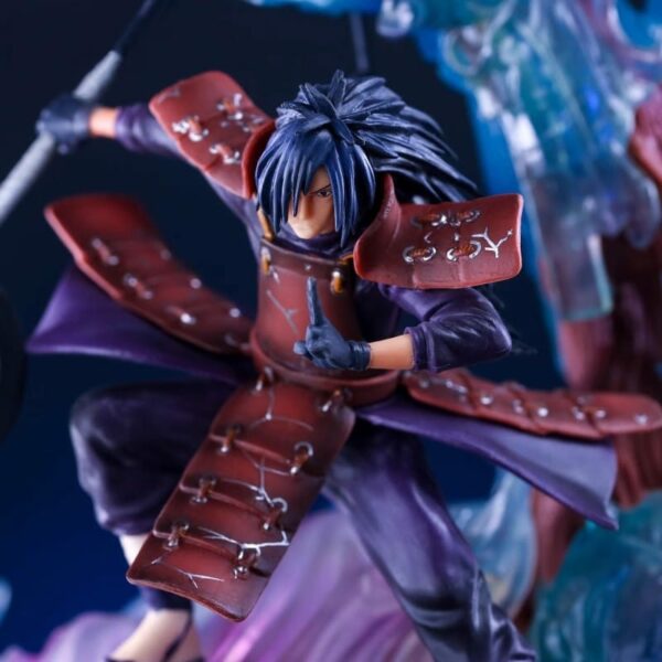 naruto shippuden madara uchiha susanoo and kyuubi figure