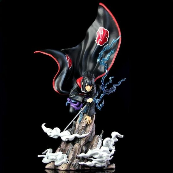 Naruto - Sasuke Uchiha With Akatsuki Cape Figure - Image 2