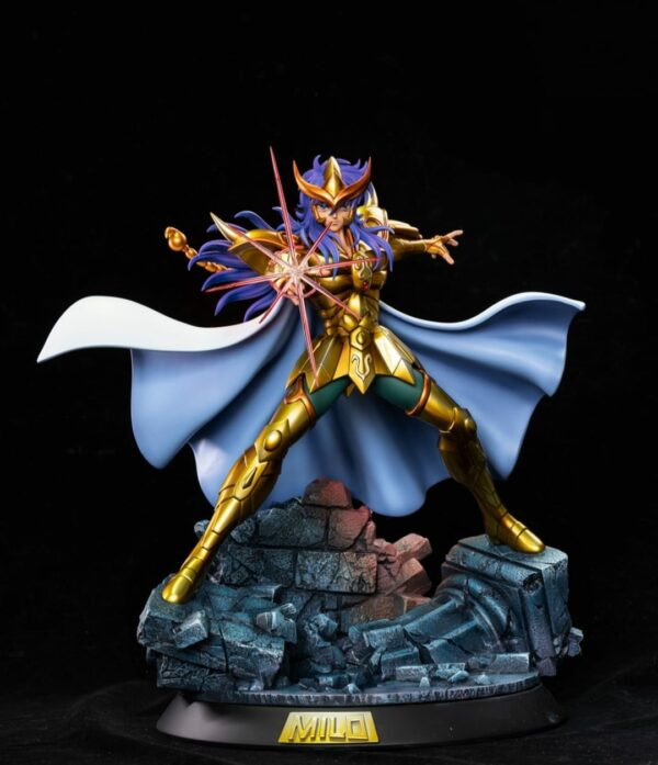 saint seiya gold saint scorpio milo figure
