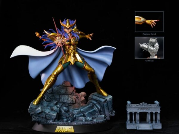 saint seiya gold saint scorpio milo figure
