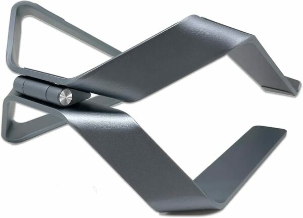 alumium laptop stand suspended