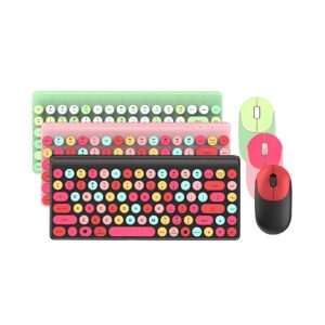 qw02 wireless keyboard & mouse combo random colors