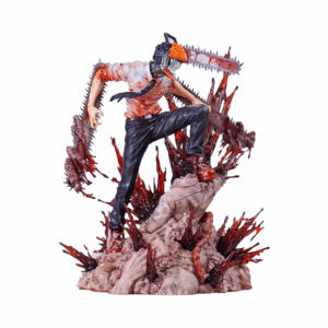 chainsaw man pochita reading manga figurine (copy)