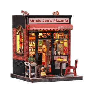 cutebee diy miniature house uncle joe's pizzeria