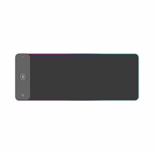 porodo gaming wireless charging rgb gaming mouse pad xl