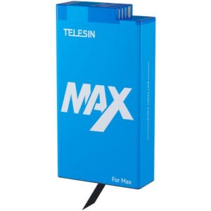 telesin 1600mah li ion battery for gopro max