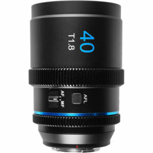sirui 40mm t1.8 1.33x s35 af anamorphic lens (sony e mount, blue flares)