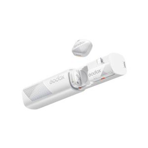 godox cube sc kit2 wireless microphone (white, type c)