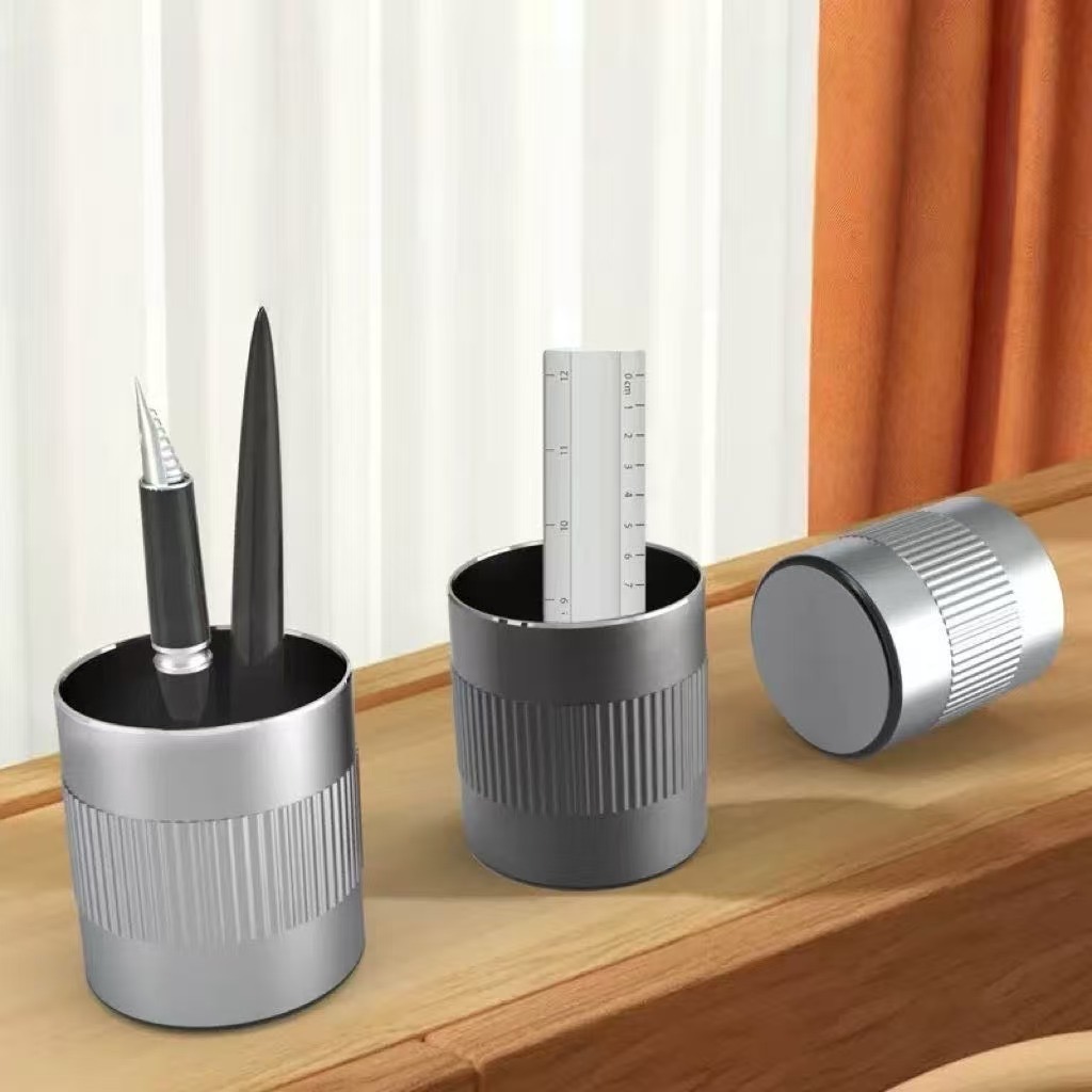 aluminium pencil holder