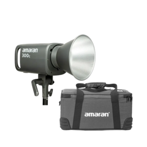 aputure amaran 300c rgb led monolight with carry case (black)