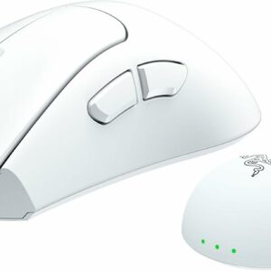 Razer DeathAdder V4 Pro - Wireless Esports Gaming Mouse - White