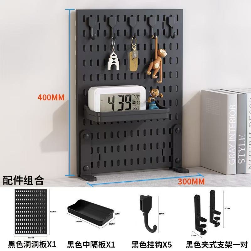 clamp on desk pegboard organiser