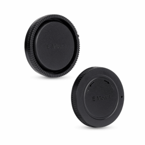 body cap and rear lens cap sony