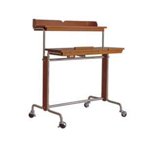 liftable and adjustable desk with universal wheels