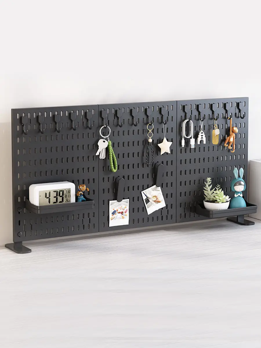 clamp on desk pegboard organiser