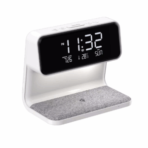 retro futuristic felt digital clock