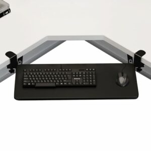 clamp on adjustable keyboard tray