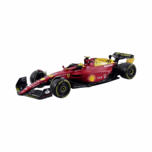 bburago formula racing ferrari f1 75 carlos sainz 55 1:18 scale die cast car model