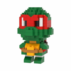 teenage mutant ninja turtles raphael micro bricks building game