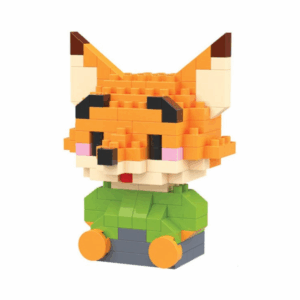 nick wilde micro bricks building game