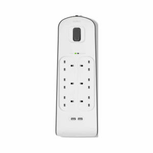 belkin 6 outlet 2m surge protection strip with usb (bsv604af2m)