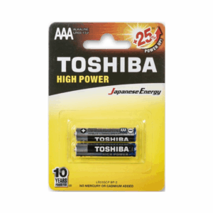 toshiba alkaline aaa (pack of 2)