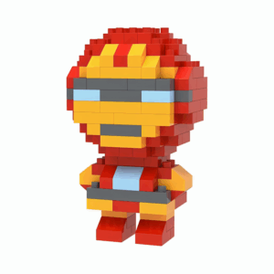 iron man micro bricks building game
