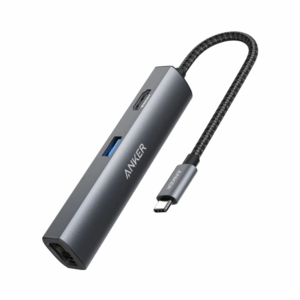 anker premium 5‑in‑1 usb‑c hub gray (a8338ha1)