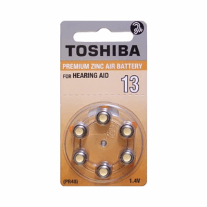 toshiba premium zinc air battery 13