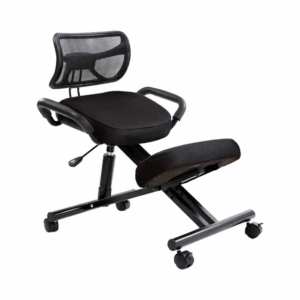 ergonomic kneeling chair with handle and caster