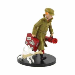 the adventures of tintin tintin and snowy on a trip figure