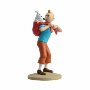the adventures of tintin tintin with snowy in a bag