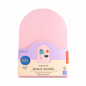 kikkerland "inkerie pink magnetic memo board"
