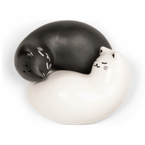 kikkerland “purrfect salt & pepper shakers"