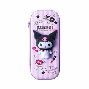 sanrio 3d kuromi squishy pencase