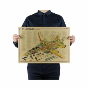wall poster f 14 tomcat,military combat aircraft