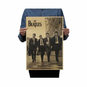 the beatles street old style poster print