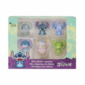 disney set of 6 stitch mini figures