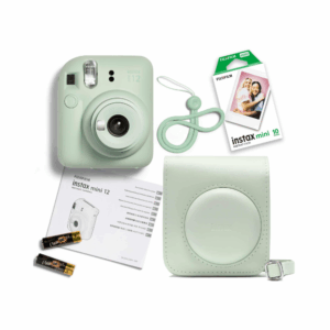 fujifilm instax mini 12 “light up your instax” kit (green)