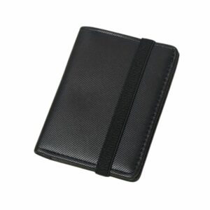 black leather wallet