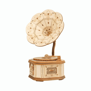 rolife wooden gramophone building kit