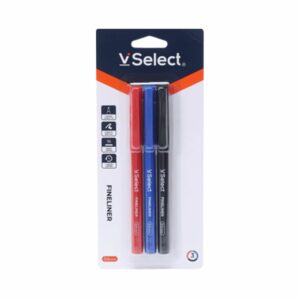vselect fineliner 3colors 0.4mm 3pcs