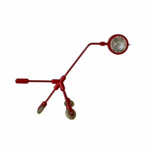 ikea kila table lamp (red) – by harry allen
