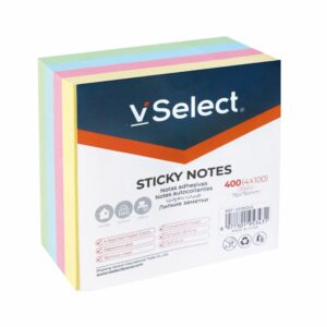 vselect sticky notes 76*76mm pastel 400sheets
