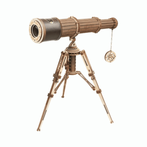 rokr retro wooden telescope building kit
